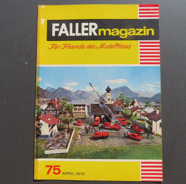 Faller  AMS ~~ Faller Magazin 75 von 1970 (BNL1610)