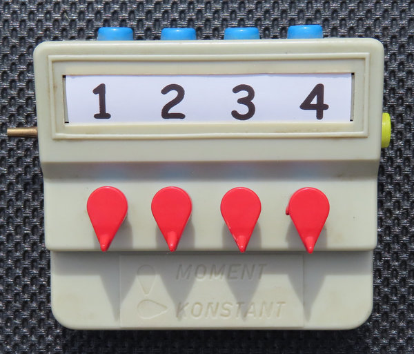 Faller AMS 4034  ~~ Drucktastenschalter, 60er Jahre Spielzeug (BNL1818)