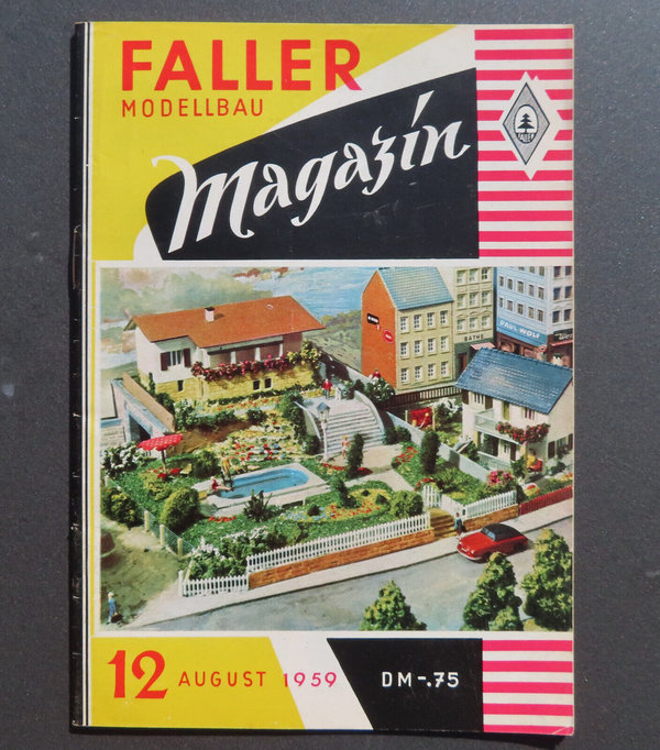 Faller  AMS ~~ Faller Magazin 12 von 1959 (BNL1673)