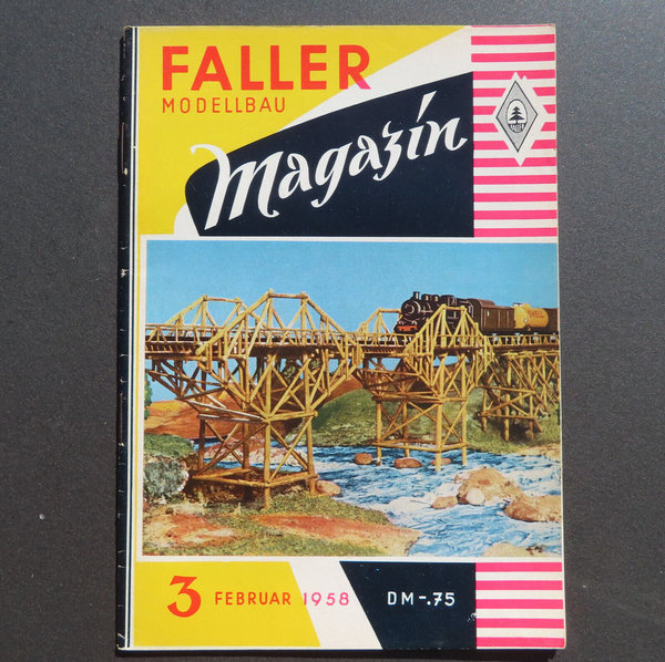 Faller  AMS ~~ Faller Magazin 3 von 1958 (BNL1682)