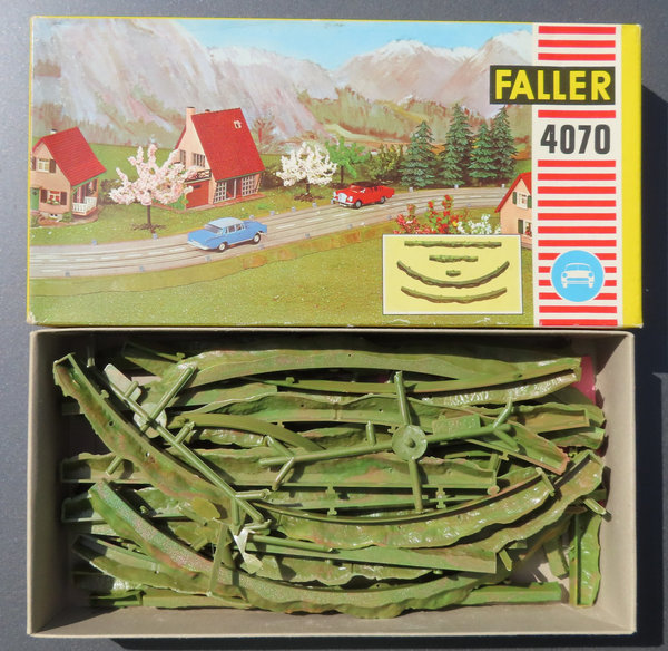 Faller AMS 4070 -- Fahrbahnböschung-Set in OVP, 60er Jahre Spielzeug (BNL1867)
