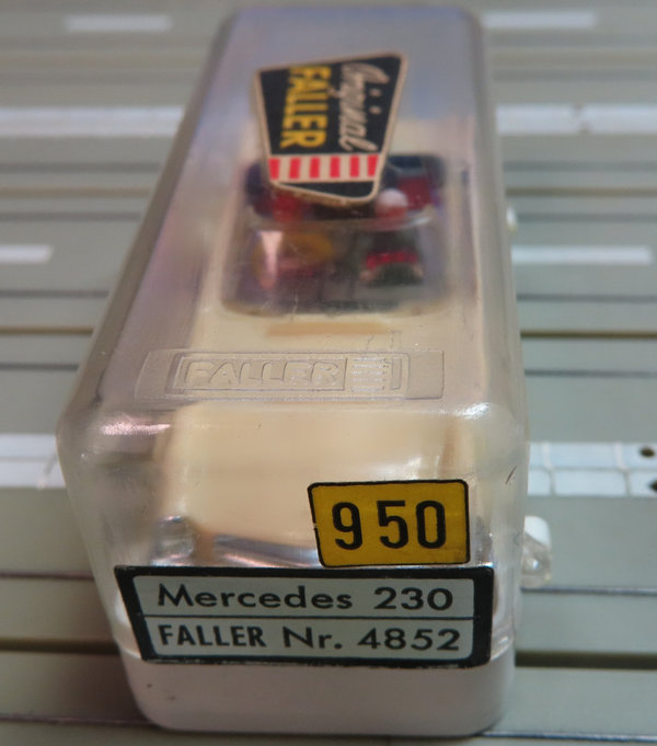 Faller AMS 4852 ~ Mercedes 230 Cabrio in OVP, 60er Jahre Spielzeug (BNL1953)