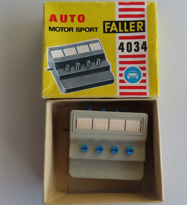 Faller AMS 4034  -  Drucktastenschalter in OVP, 60er Jahre Spielzeug (DBW292)