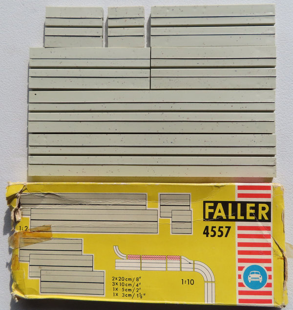 Faller AMS 4557 ~~ einspurige Geraden in OVP, 60er Jahre Spielzeug (BNL1933)