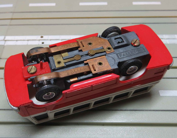 Faller AMS 5784 -- Kleinbus mit Verkehrsgetriebe, 60er Jahre Spielzeug #EBS568