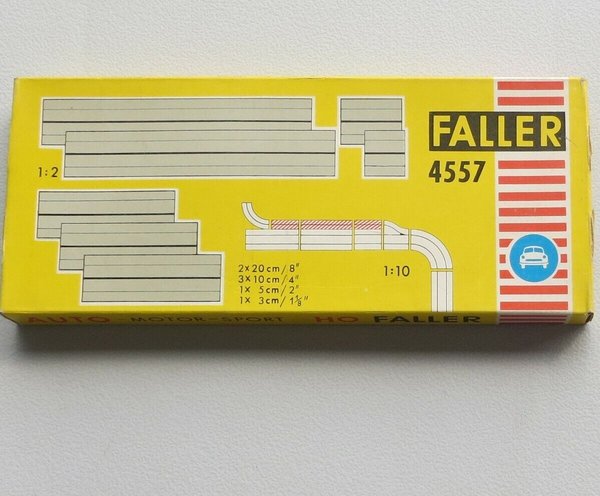 Faller AMS 4557 ~~ einspurige Geraden in OVP, 60er Jahre Spielzeug ☺ (BNL779)