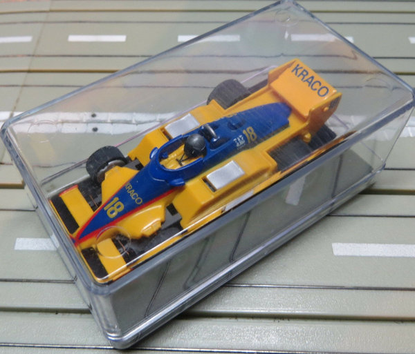 Für Slotcar Racing Modellbahn ~~ Formel 1 / Indy mit Tyco Motor in Box (EBS518)