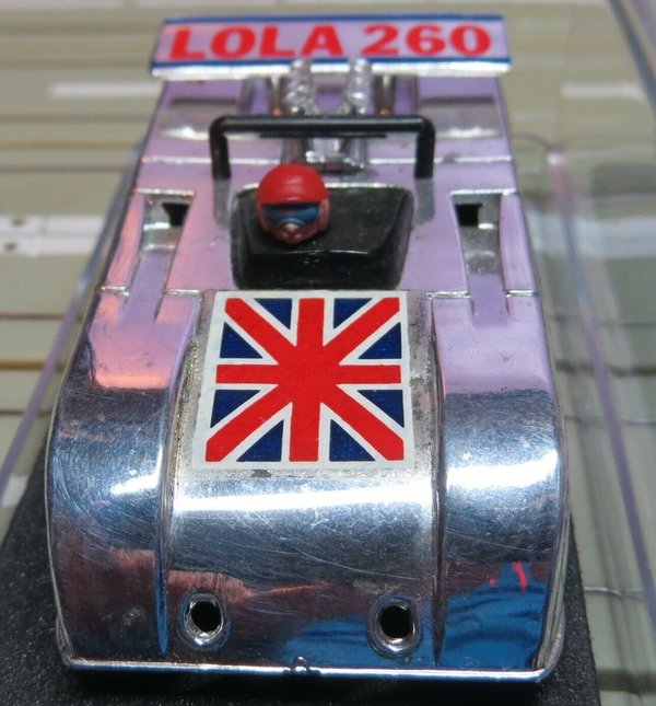 H0 Slotcar Racing Modellbahn ~~ seltener  Lola T 260 mit Tyco Motor (EBS540)