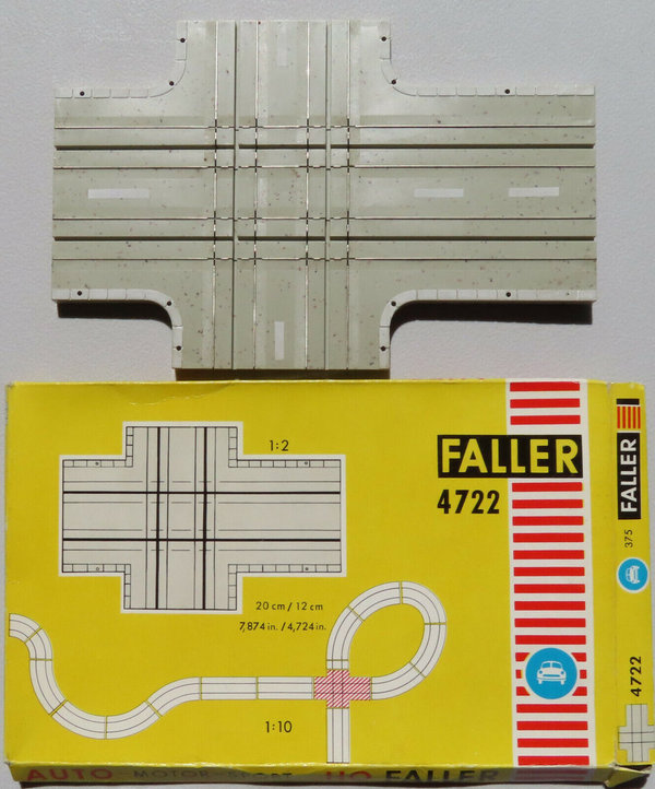 Faller AMS 4722-- Doppelkreuzung in OVP, 60er Jahre Spielzeug (BNL957)