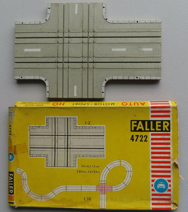 Faller AMS 4722-- Doppelkreuzung in OVP, 60er Jahre Spielzeug (BNL933)