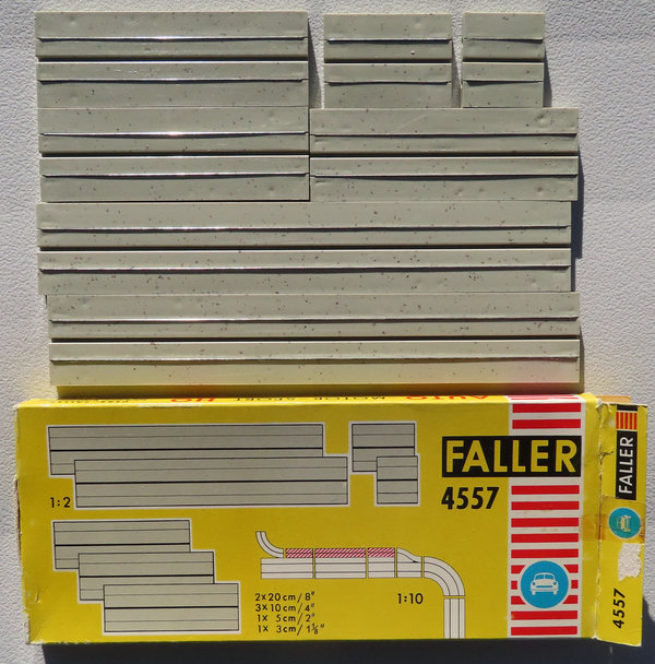 Faller AMS 4557 ~~ einspurige Geraden in OVP, 60er Jahre Spielzeug ☺ (DEZ1231)