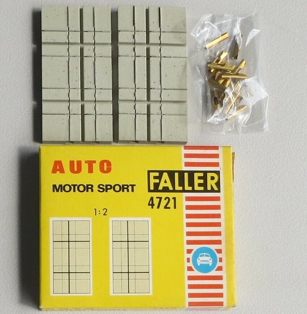 Faller AMS 4721 -- Kreuzung einspurig/zweispurig, 60er Jahre Spielzeug (BNL876)