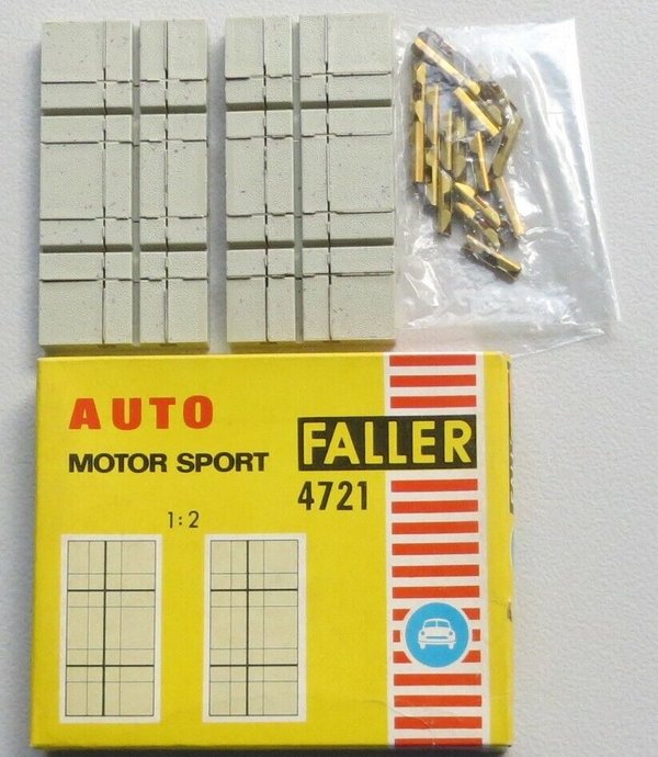 Faller AMS 4721 -- Kreuzung einspurig/zweispurig, 60er Jahre Spielzeug (BNL856)