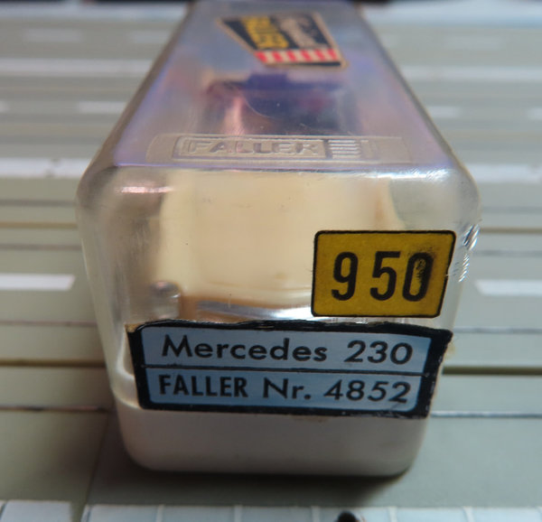 Faller AMS 4852 ~ Mercedes 230 Cabrio in OVP, 60er Jahre Spielzeug (BNL1954)