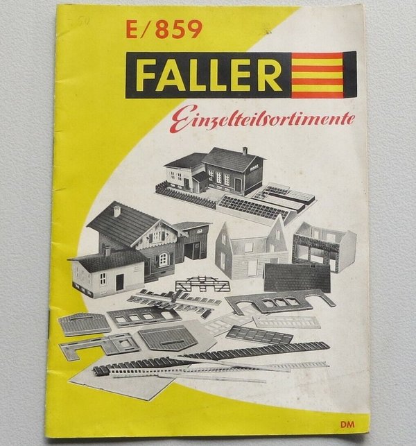 Faller AMS -- Katalog 1959 Einzelteilsortimente E / 859 (BNL855)