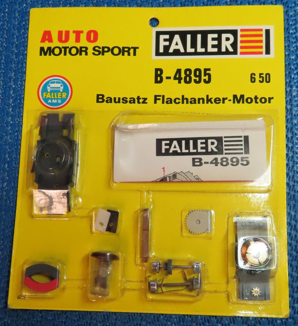 Faller AMS B-4895 - Bausatz Flachankermotor in OVP, 60er Jahre Spielzeug (DEZ1369)