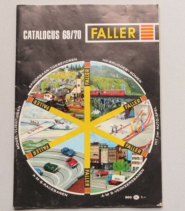 Faller -- Modellbau Jahres Katalog 1969/70 - Sprache Niederländisch (BNL820)
