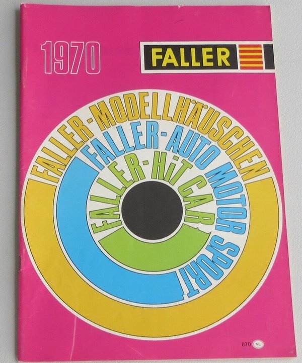 Faller -- Modellbau Jahres Katalog 1970 - Sprache Niederländisch (BNL722)