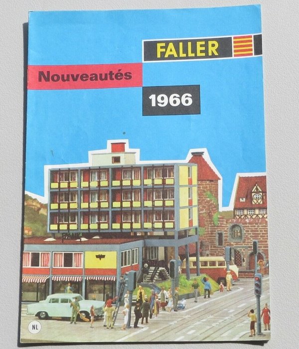 Faller -- Neuheitenblatt 1966, 4-seitig, 60er Jahre (BNL707)