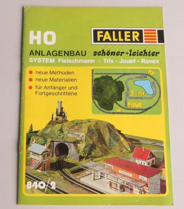 Faller Modellbau Katalog 840/2 -- Anlagenbau (BNL705)