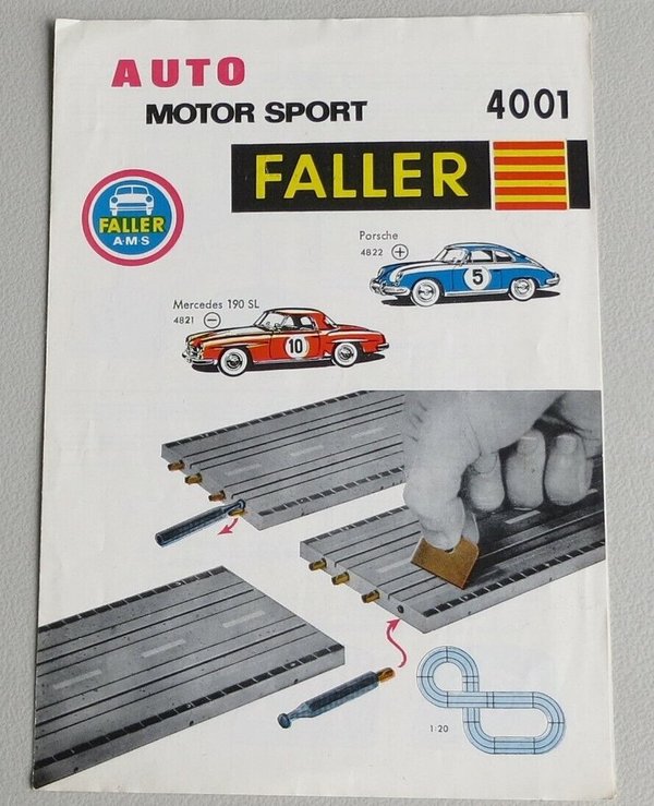 Faller AMS ~~ Original Anleitung für Komplettpackung 4001 (BNL704)