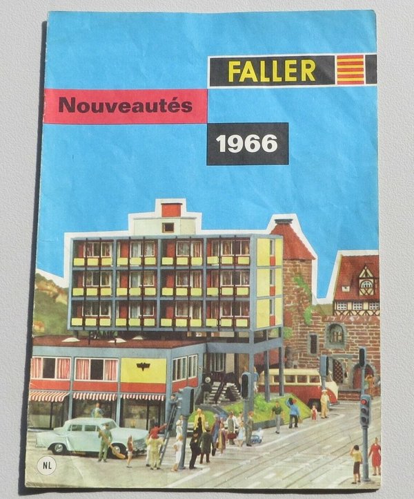 Faller -- Neuheitenblatt 1966, 4-seitig, 60er Jahre (BNL703)