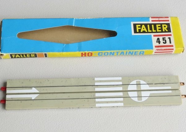 Faller AMS 451 ~ Schiene für Kehrschleife in OVP, 60er Jahre Spielzeug (BNL687)