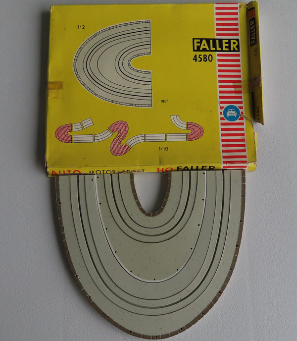 Faller AMS 4580 --- Spitzkehre in OVP, 60er Jahre Spielzeug #DEZ1726