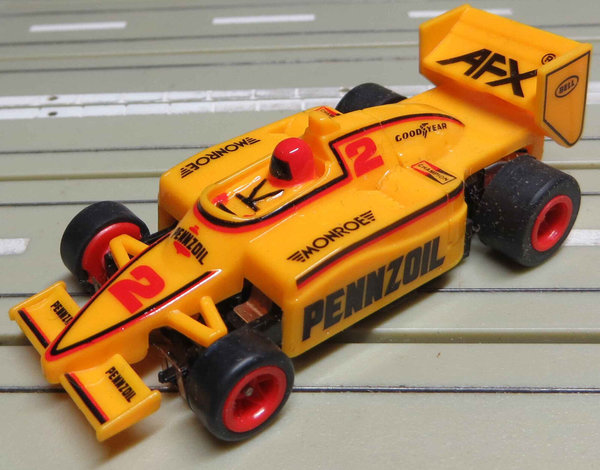 Für H0 Slotcar Racing Modellbahn --- Formel 1 / Indy mit Tomy Motor #EBS846