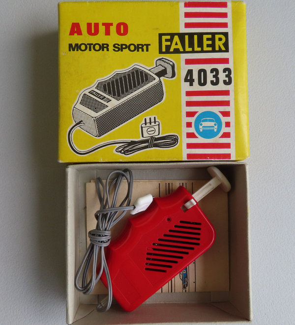 Faller AMS 4033 -- Geschwindigkeitsregler in OVP, 60er Jahre Spielzeug #DEZ2099