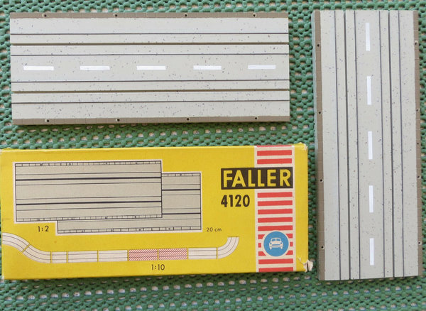 Faller AMS 4120 -- 2 x Gerade 20 cm in OVP, 60er Jahre Spielzeug #300520(MA190)