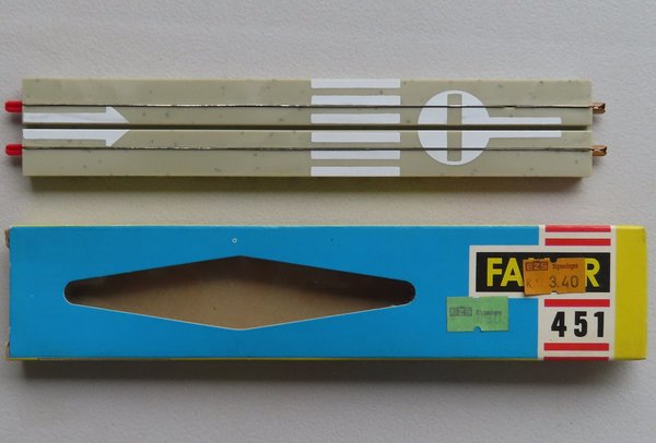 Faller AMS 451 ~~ Schiene für Kehrschleife in OVP, 60er Jahre Spielzeug #DEZ2467