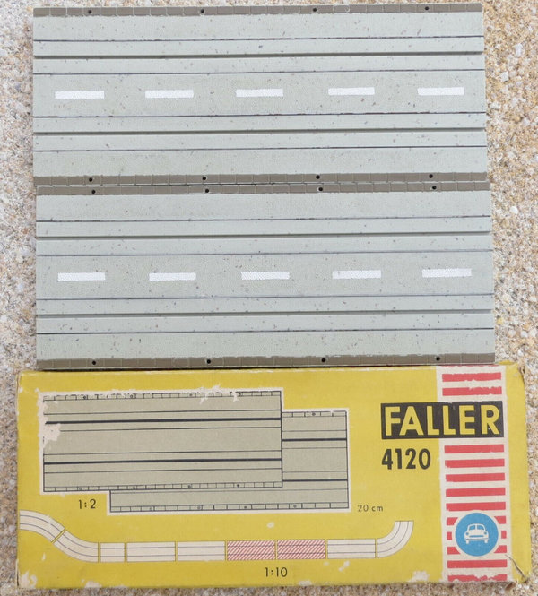Faller AMS 4120-- 2 x Gerade 20 cm in OVP, 60er Jahre Spielzeug #140420