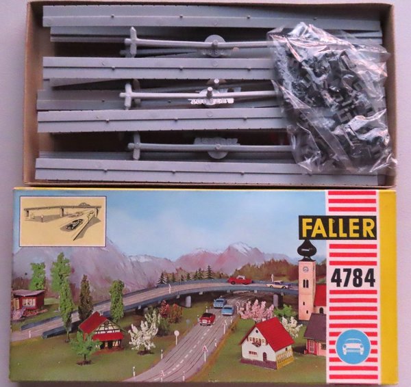 Faller AMS 4784 -- Brückengeländer in OVP, 60er Jahre Spielzeug #DEZ2647